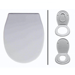 Сиденье для унитаза с детской накладкой "Океан LUX" белое