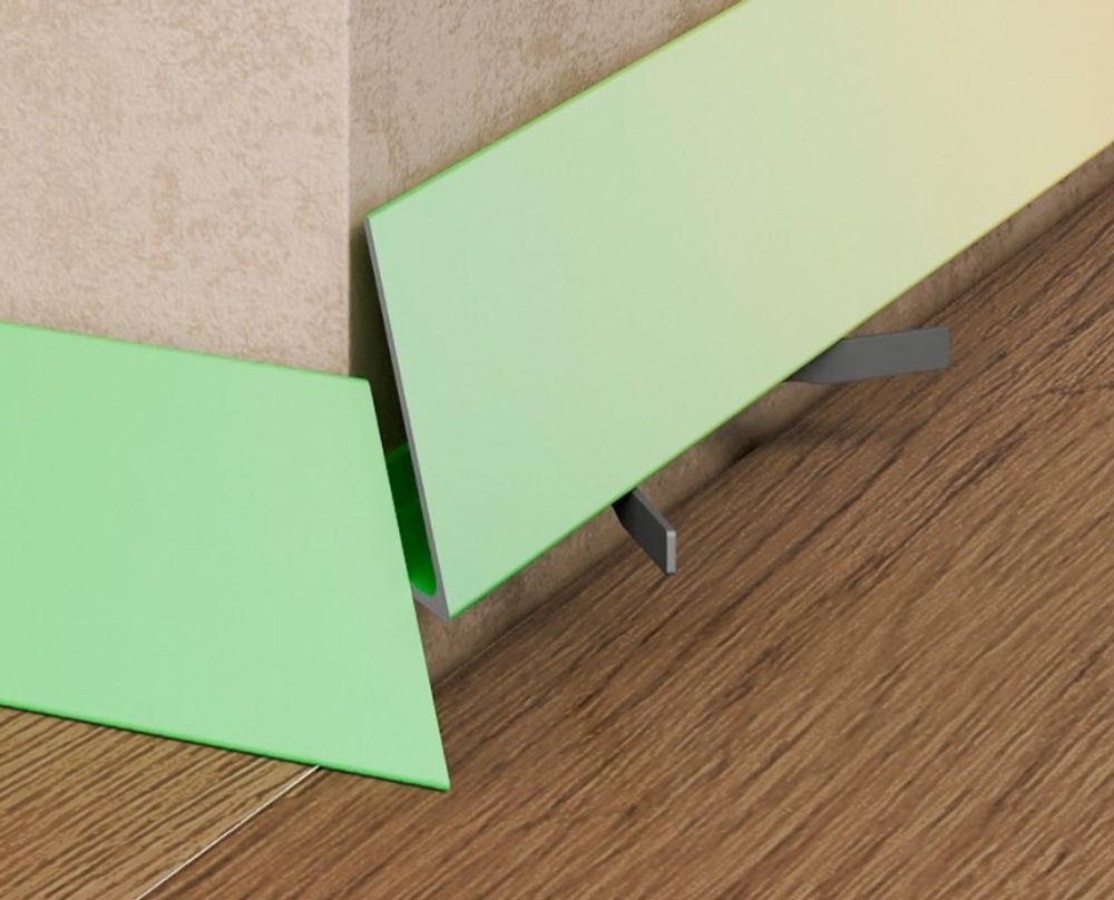 Щелевой плинтус Pro Design Corner 570 любой цвет, 2600x15,5x35 мм