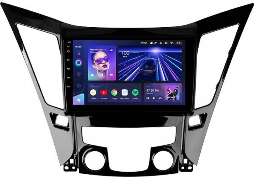 Магнитола для Hyundai Sonata 2010-2013 (YF) - Teyes CC3 Android 10, ТОП процессор, 4/32 Гб, CarPlay, SIM-слот