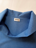 Блузка голубая.Размер 50