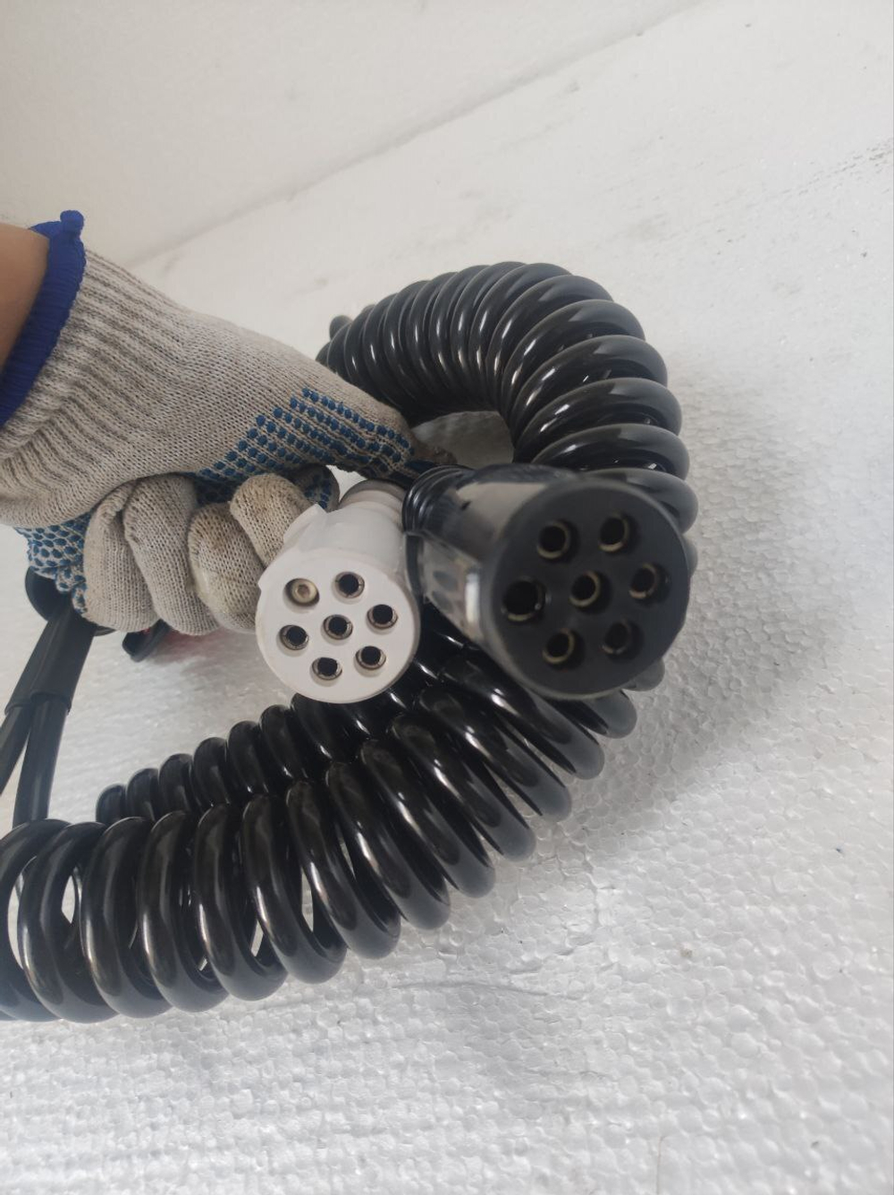 Провод электрический двойной 15pin+7+7pin для тягача и полуприцепа