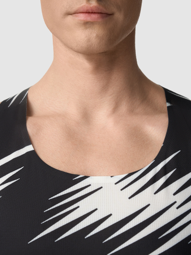 Майка мужская Про 3.0 черно-белая