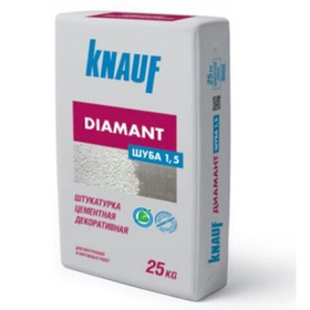 Штукатурка Кнауф Диамант Шуба зерно 1,5 мм 25 кг