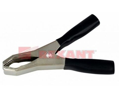 Зажим крокодил 50 А 98 мм , REXANT. 16-0018 черный