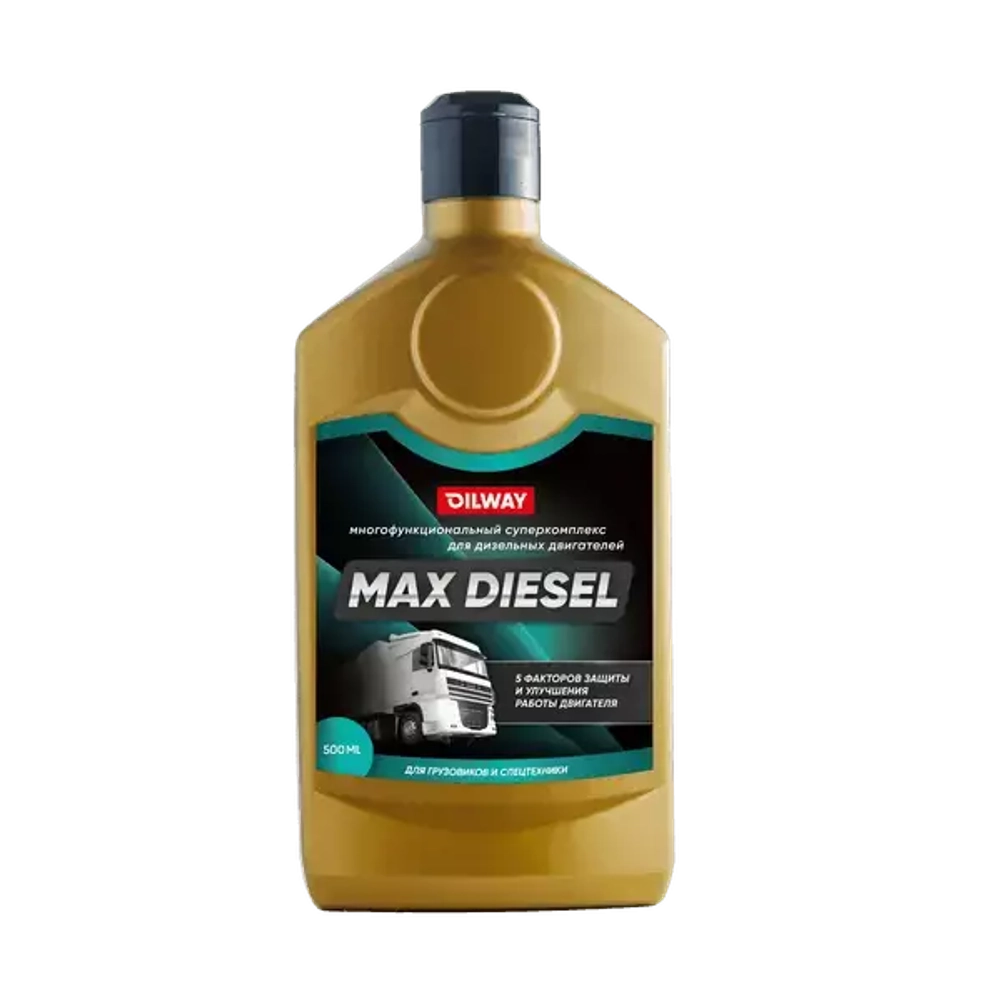 Присадка OilWay "MAX DIESEL" 0,5л улучшающая и восстанавливающая