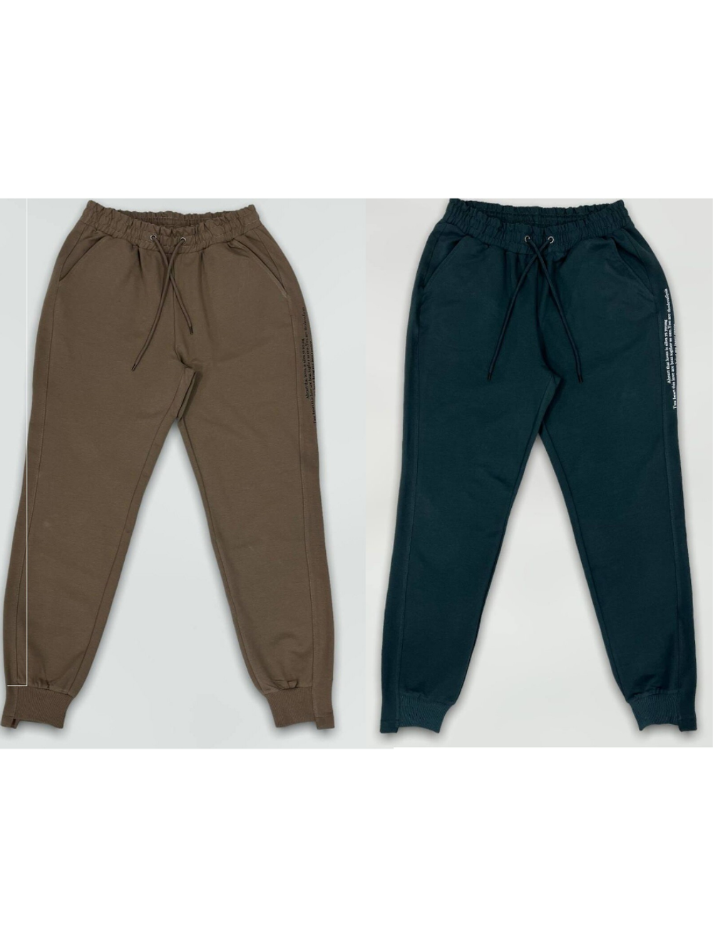 OWS-79 Брюки спорт женские с карманами, на манжете (56)