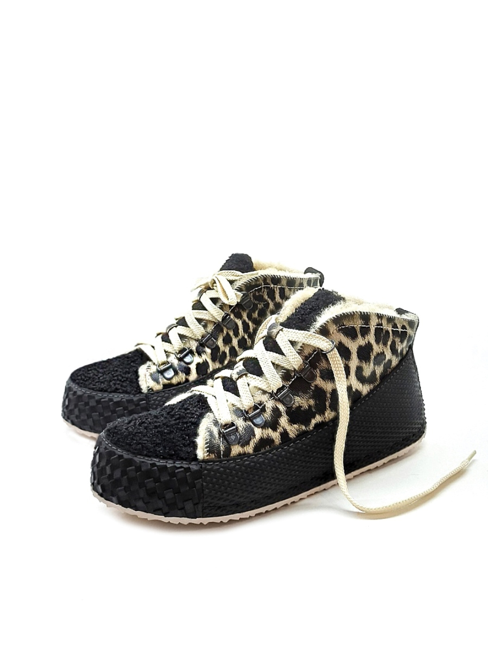 Кеды зимние "LEO Beige"