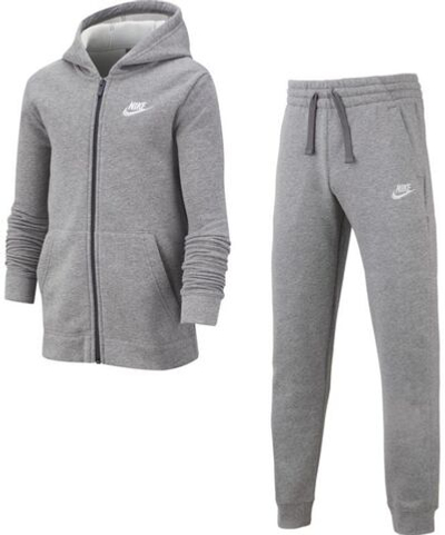 Костюм теннисный Nike Boys NSW Track Suit BF Core - carbon heather/dark grey/white