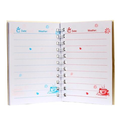 Блокнот на спирали "Машина" 10, 5*6,5см, 4 штуки комплект в пакете на подвесе