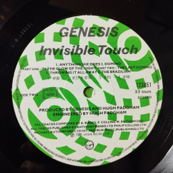 Винтажная виниловая пластинка LP Genesis Invisible Touch (France 1986)