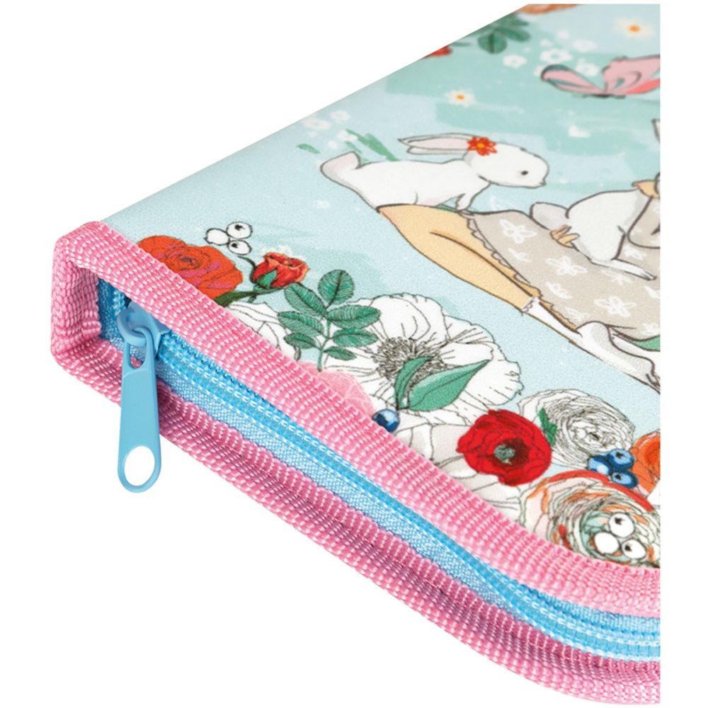 Пенал 1 отделение, 200*130 ArtSpace "Friends", дополнительная секция, ткань