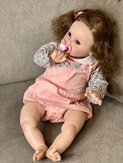 Кукла Реборн мягконабивная 60см в пакете (FA-157)