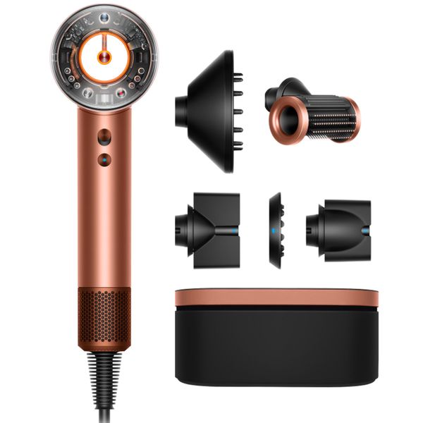 Фен Dyson Supersonic Nural HD16 c кейсом, Amber Silk