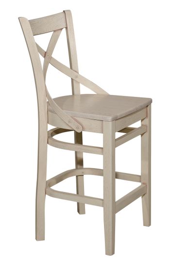 Стул полубарный Соло-ПБ (дуб/тон 900/жесткое сиденье)