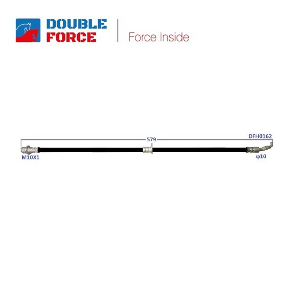 Шланг тормозной Double Force DFH0162