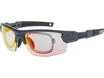 Спортивные очки с диоптриями GOG Steno C / Matt Grey-Black / Photochromic Red Lens