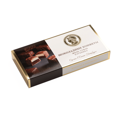 Конфеты Желе-суфле Шоколад Клубника - Петербургская Коллекция 155 гр