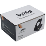 Дырокол BASY "7330", до 30 листов, металлический корпус, черный