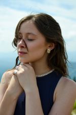 Серьги Флюид