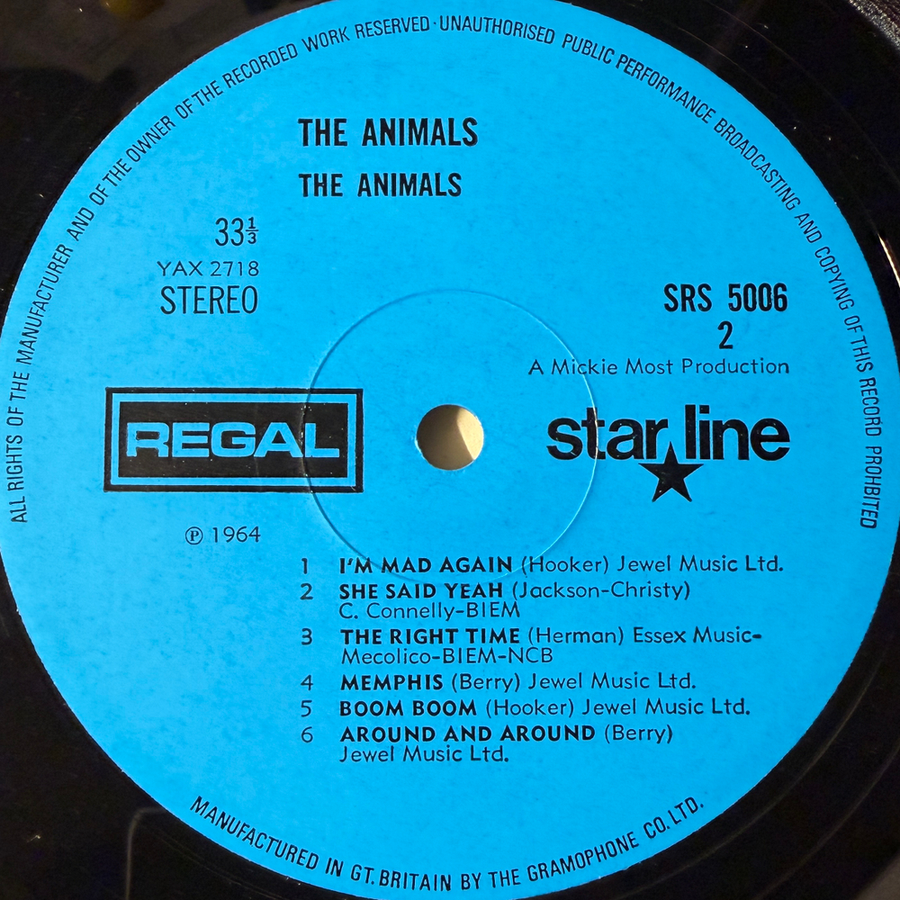 The Animals ‎– The Animals (Англия 1969г.)