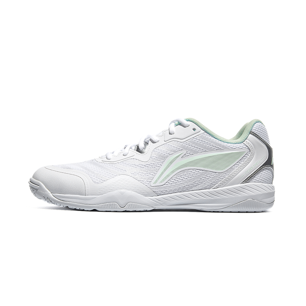 Li Ning Table Tennis Collection Cushioning Slip Resistant Abrasion Resistant Breathable Mid top Table Tennis Shoes