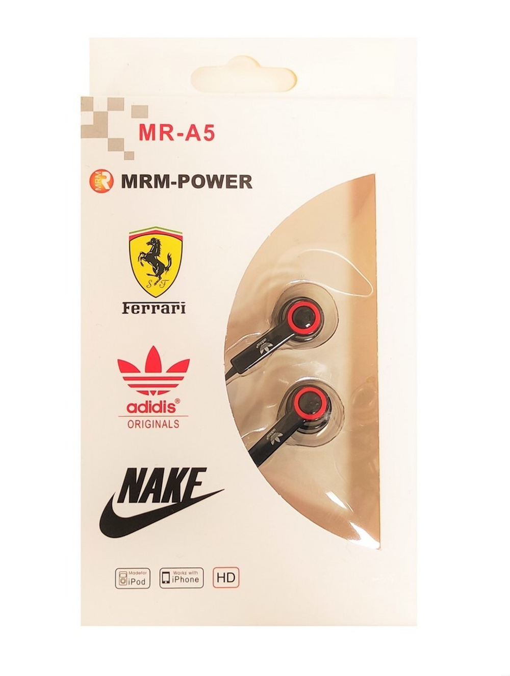Наушники с микрофоном MR-A5 (черный)