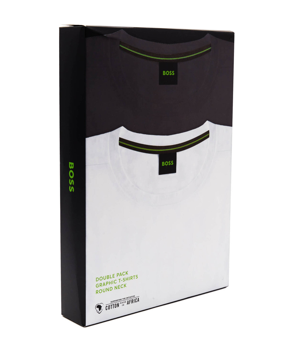 Футболка 2шт. BOSS GREEN - черный(50506362)