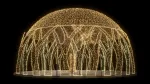 Светодиодный купол из деревьев