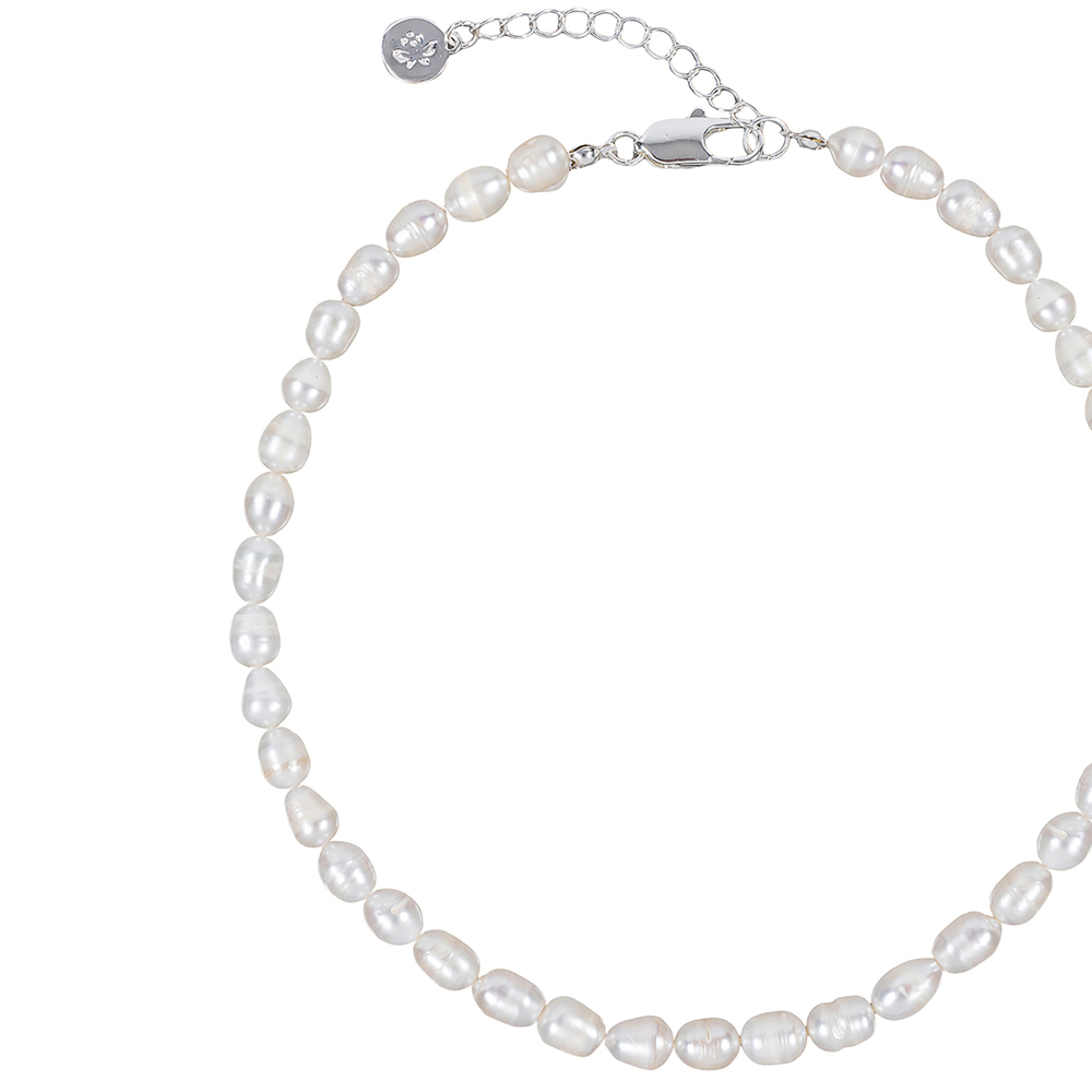 Колье Fiore Luna String of Pearls Сarabiner BL4501 S
