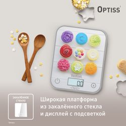 Электронные кухонные весы Tefal Optiss BC50D4V0