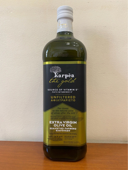 Оливковое масло нефильтрованное Karpea the Gold Unfiltered Extra Virgin 1 л, Греция