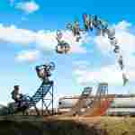 Надувная подушка «AcroBag» для трюков, прыжков и каскадёрских падений, 10×10×3,5 м