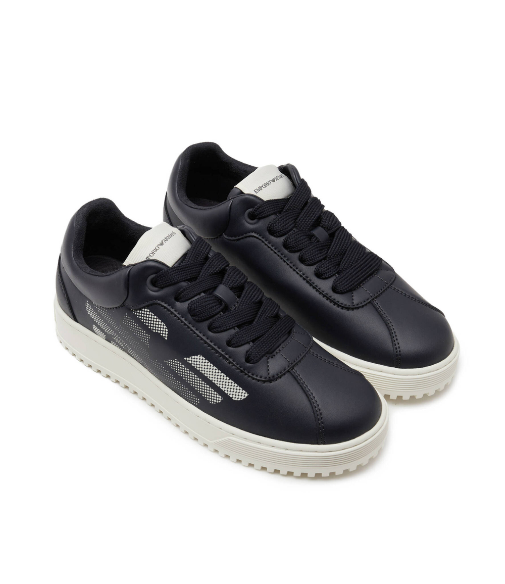 Кроссовки SNK ACTION Emporio Armani - черный(X4X643 XN952)