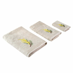 Набор полотенец 3шт Arya home Centaury бежевый