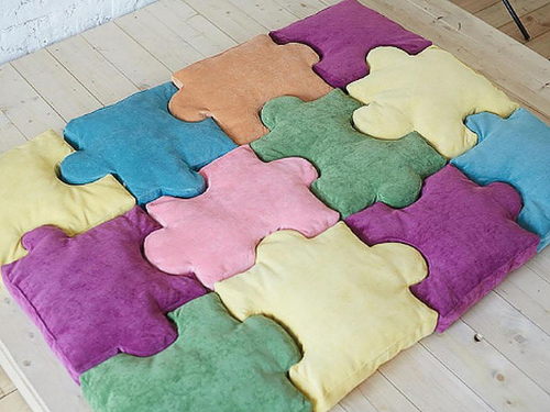 Puzzle матрас 12 элементов