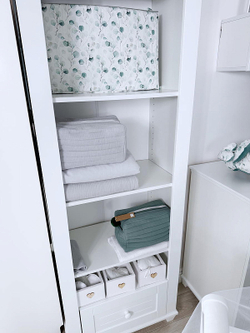 Комплект постельного белья Lepre New Eucaliptus 6 предметов 125х65 см белый/бирюзовый/зеленый