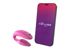 Вибромассажер для пар We-Vibe Sync 2 NEW Pink (Брендированные носочки WV в podarok)