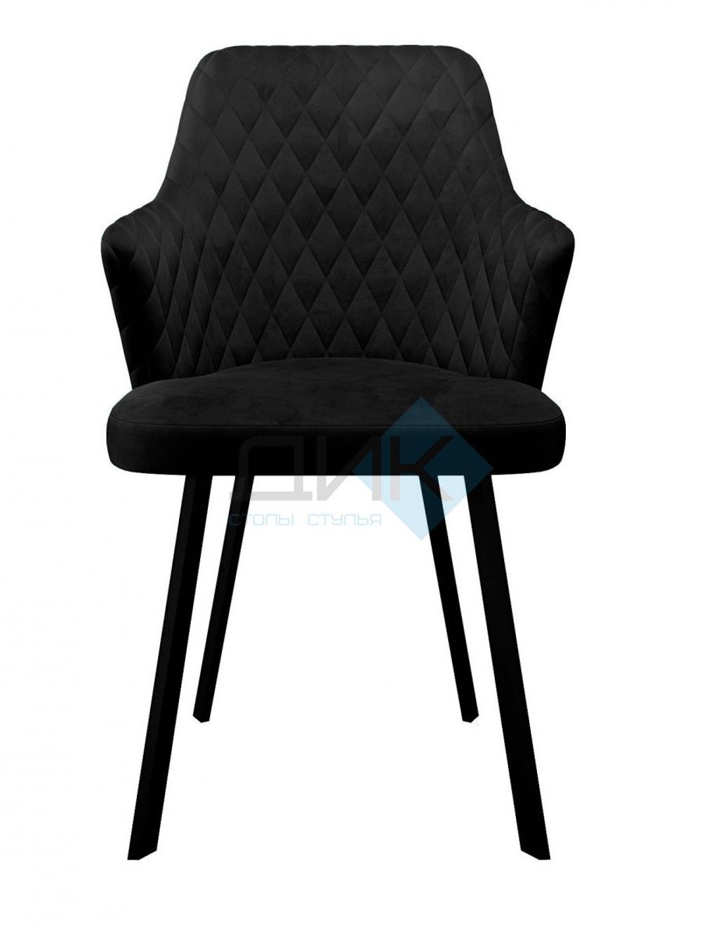 Стул DikLine 245 поворотный опоры чёрные