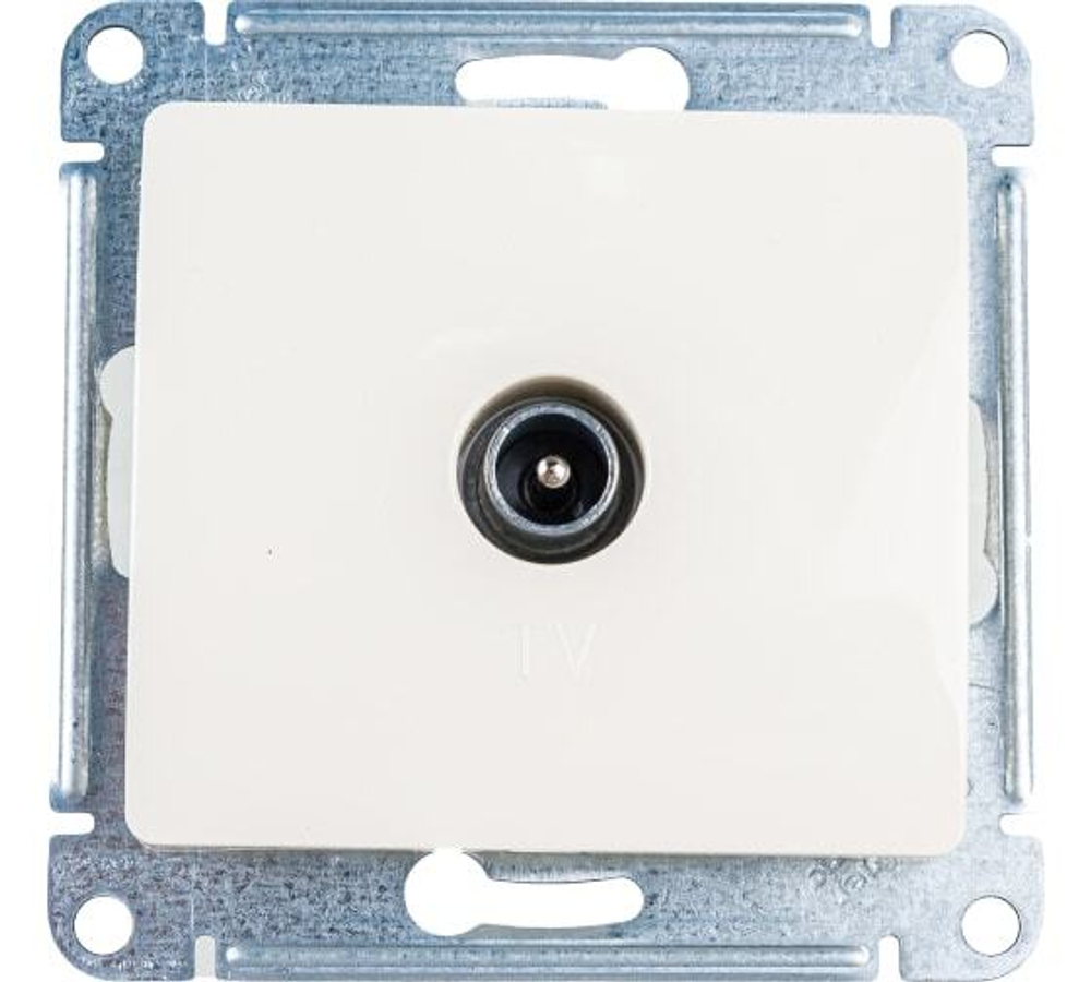 Розетка ТВ 1-местная Бежевая Schneider Electric 1DB механизм IP 20 (GSL000293)