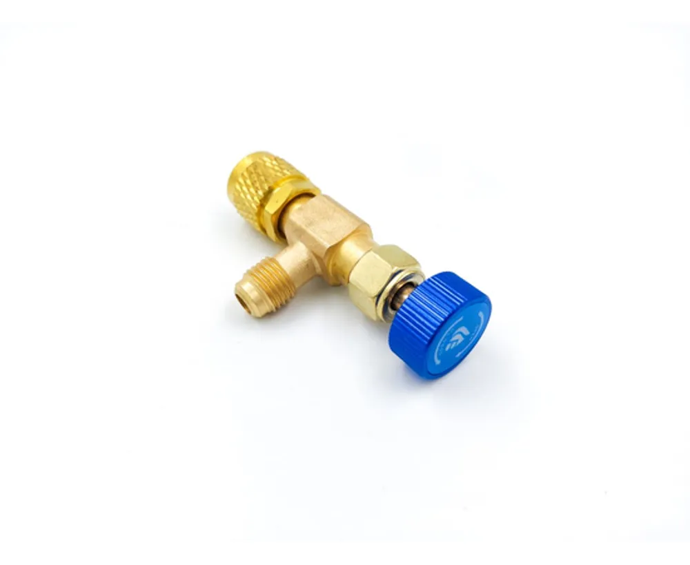 Вентиль с нажимом на ниппель FC-34 (HC-1222) 1/4&quot; / 1/4&quot; SAE, до 20 bar