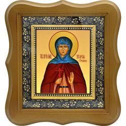 Мария Грошева послушница, преподобномученица. Икона на холсте.
