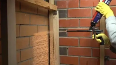 Polynor комплект 11 баллонов напыляемый утеплитель+ очиститель, пистолет, перчатки, насадка угл., респиратор, насадки