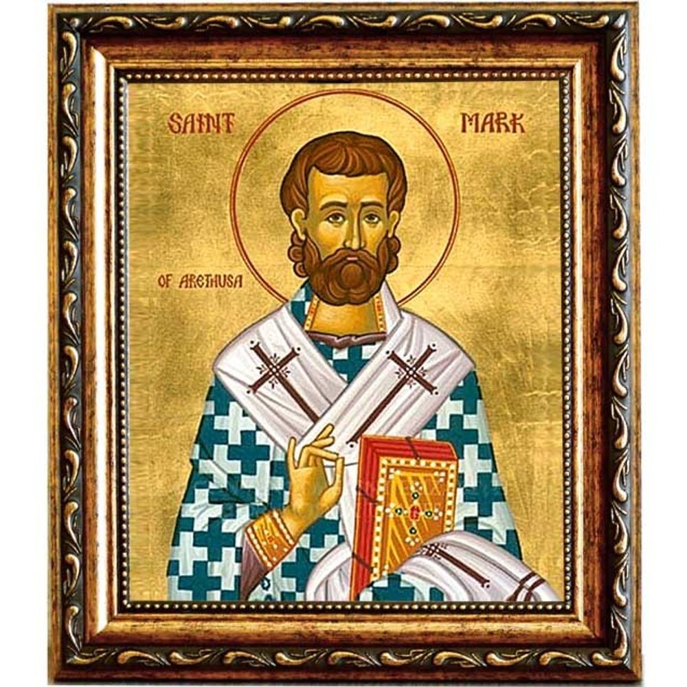 Марк Арефусийский, епископ. Икона на холсте.