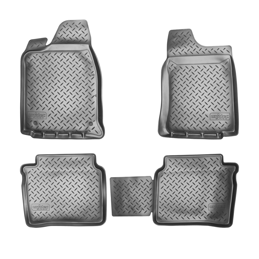 Ковры в салон Norplast/Unidec для VAZ 2101-2107 (-)Полиуретан,Черный, арт.NPL-Po-94-01
