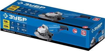 ЗУБР 2200 Вт, d230 мм, УШМ, Профессионал (УШМ-П230-2200 П)