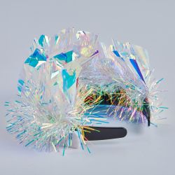 ULD-R513 3LR44 HEADBAND Светильник декоративный Ободок. на батарейках 3xLR44 в-к. 10 светодиодов. Белый свет. Цвет корпуса радужный. TM Uniel