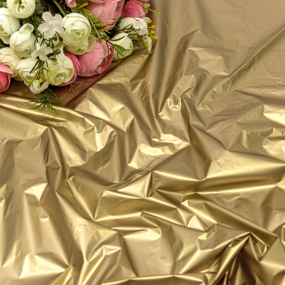 Пленка В листах 20 шт 58 х 58 см "Тишью" ламинированная (Золотой)