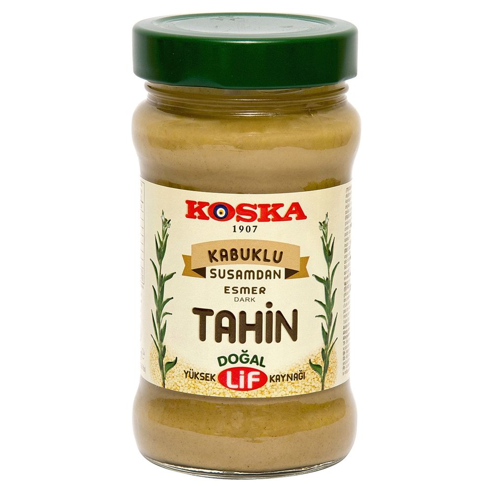 Кунжутная паста тёмная Koska Tahin dark sesame 300 г 2 шт