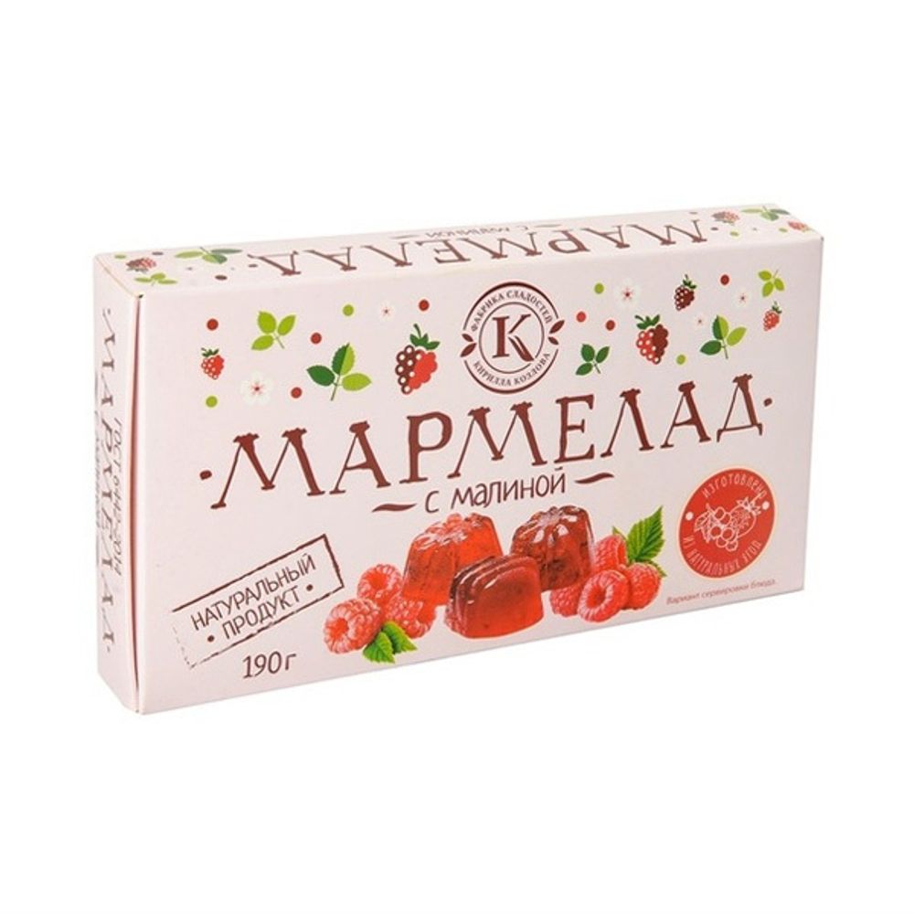 Мармелад желейно-фруктовый "С малиной" на пектине