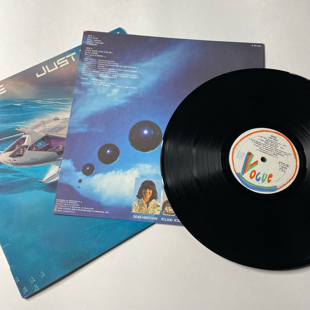 Винтажная виниловая пластинка LP Space Just Blue (Испания 1979)